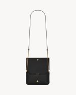 YSL Cassandre Phone Holder in Smooth Leather - Image 3